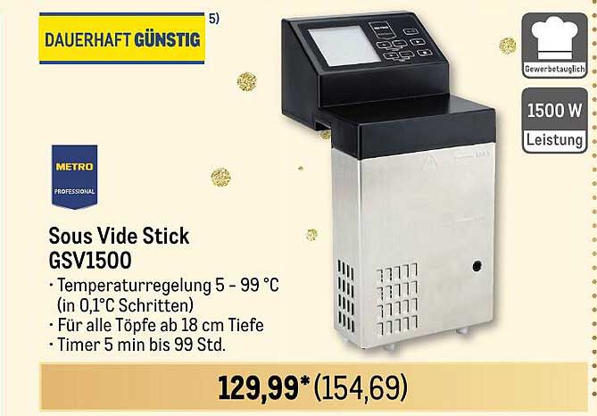 Sous Vide Stick GSV1500