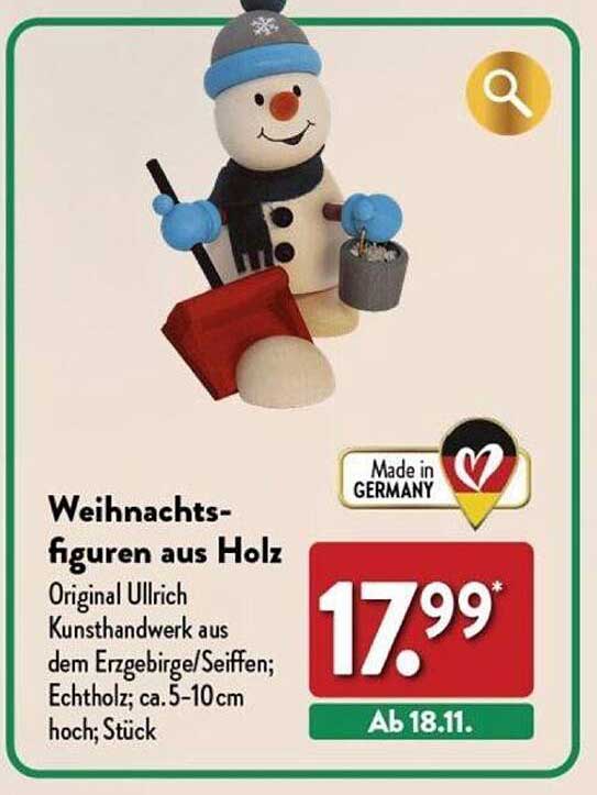 Weihnachtsfiguren aus Holz