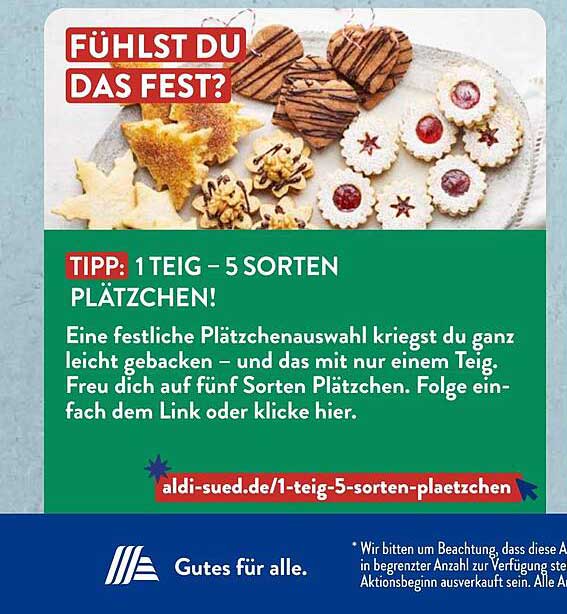 1 TEIG – 5 SORTEN PLätzchen!