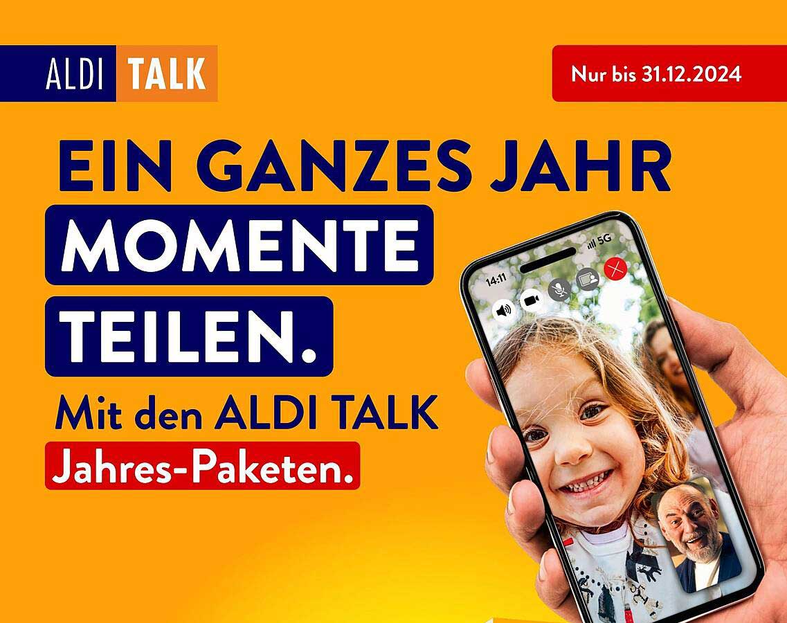 ALDI TALK Jahres-Paketen.