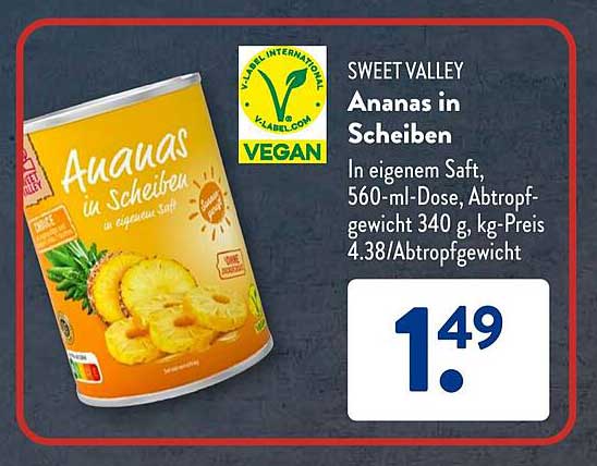 Ananas in Scheiben