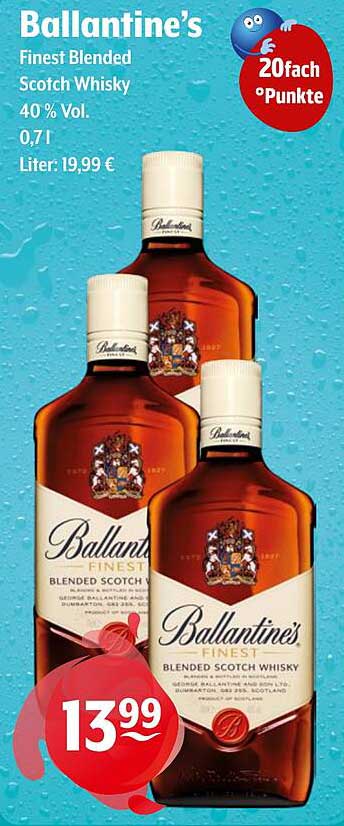 Ballantine's Finest Blended Scotch Whisky