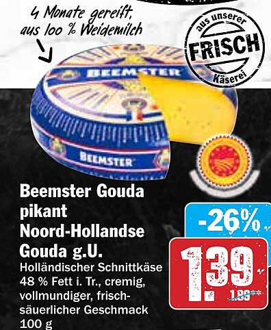 Beemster Gouda pikant