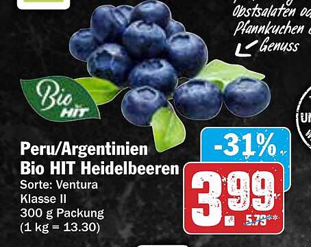 Bio HIT Heidelbeeren