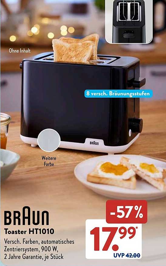 BRAUN Toaster HT1010