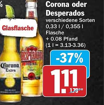 Corona oder Desperados