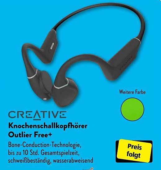 CREATIVE Knochen schallkopfhörer Outlier Free+