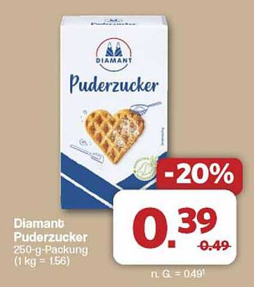 Diamant Puderzucker