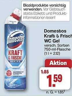 Domestos Kraft & Frisch WC Gel