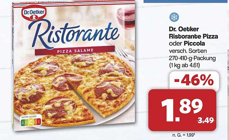 Dr. Oetker Ristorante Pizza Salame