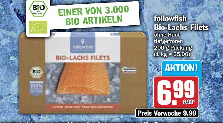 followfish Bio-Lachs Filets