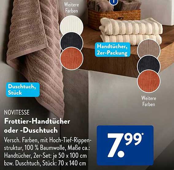 Frottier-Handtücher oder -Duschtuch