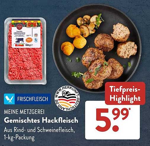 Gemischtes Hackfleisch