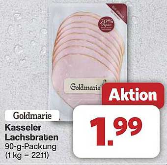 Goldmarie Kasseler Lachsbraten