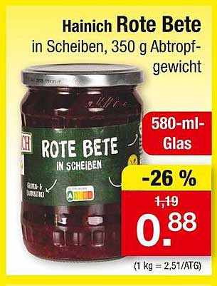 Hainich Rote Bete