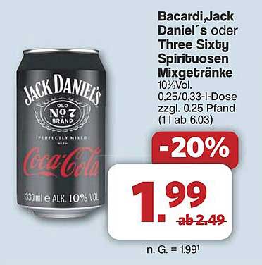 Jack Daniel's Mixgetränke