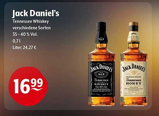 Jack Daniel's Tennesee Whiskey