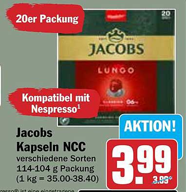 Jacobs Kapseln NCC