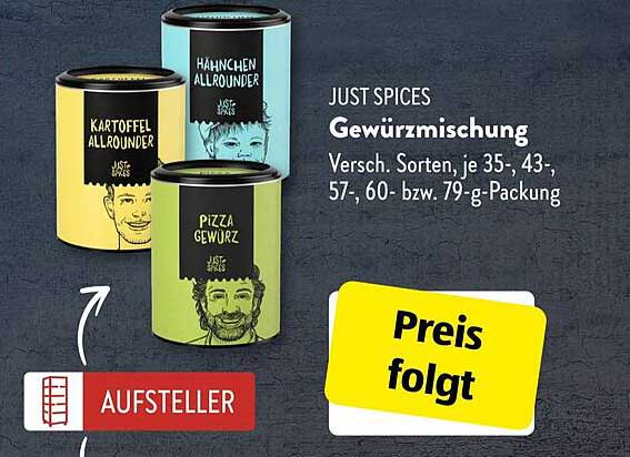 JUST SPICES Gewürzmischung