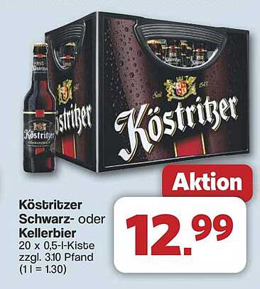 Köstritzer Schwarz- oder Kellerbier