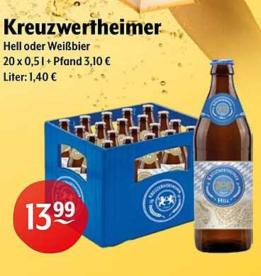 Kreuzwertheimer Hell oder Weißbier