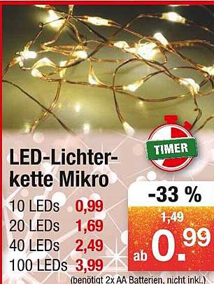 LED-Lichterkette Mikro