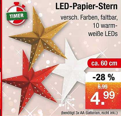 LED-Papier-Stern