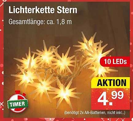 Lichterkette Stern