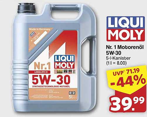 LIQUI MOLY Nr. 1 Motoröl 5W-30