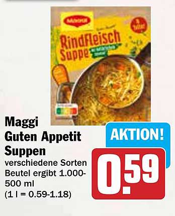 Maggi Guten Appetit Suppen