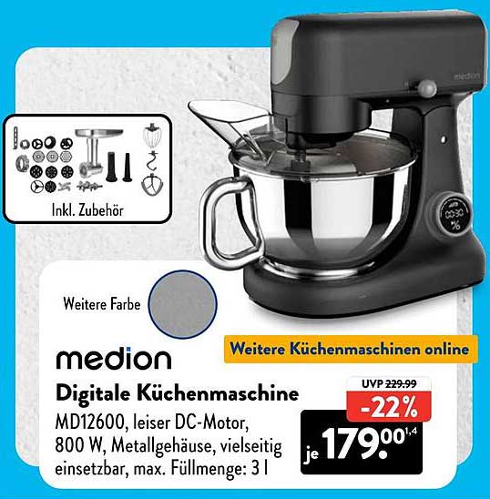 medion Digitale Küchenmaschine