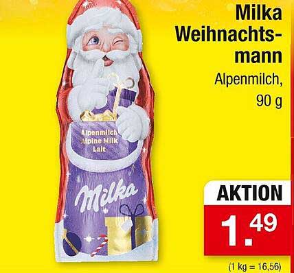 Milka Weihnachtsmann