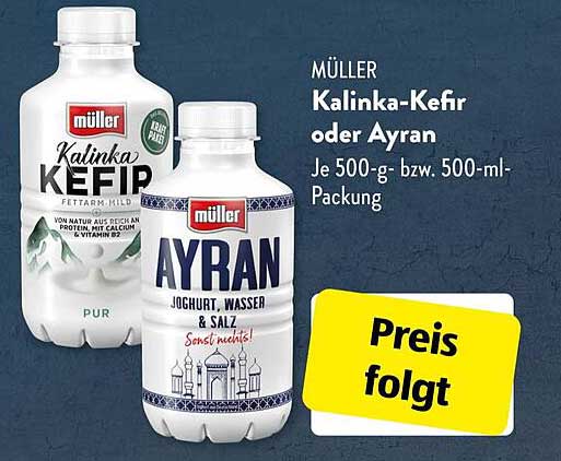 MÜLLER Kalinka-Kefir oder Ayran