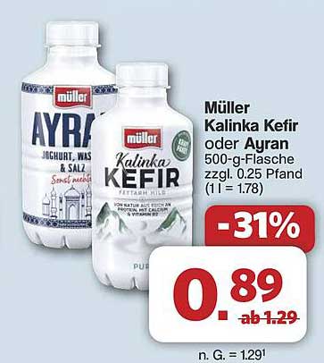 Müller Kalinka Kefir oder Ayran