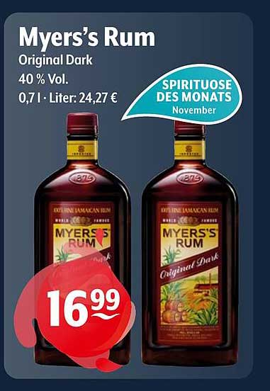 Myers’s Rum Original Dark