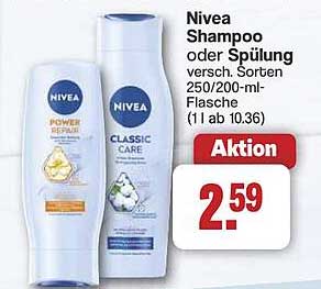 Nivea Shampoo oder Spülung