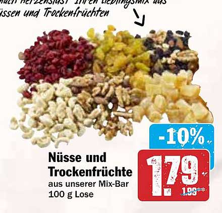 Nüsse und Trockenfrüchte