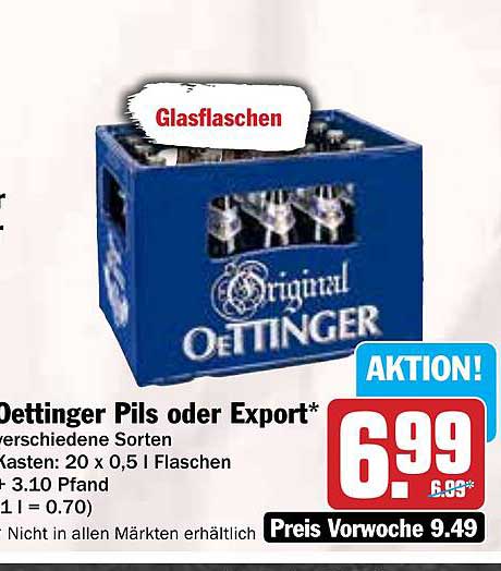 Oettinger Pils oder Export