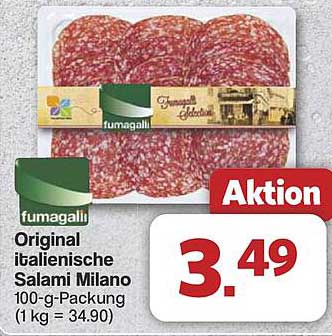 Original italienische Salami Milano