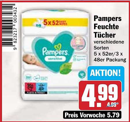 Pampers Feuchte Tücher