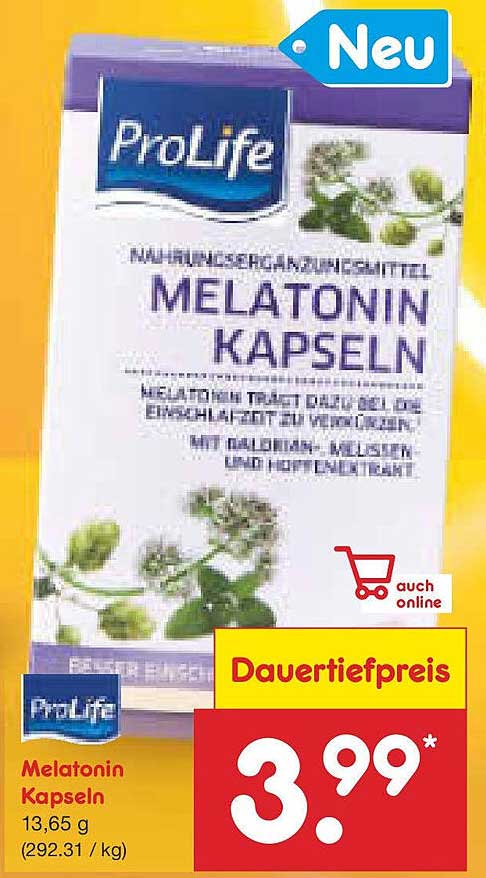 ProLife Melatonin Kapseln