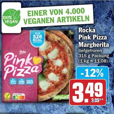 Rocka Pink Pizza Margherita