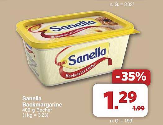 Sanella Backmargarine