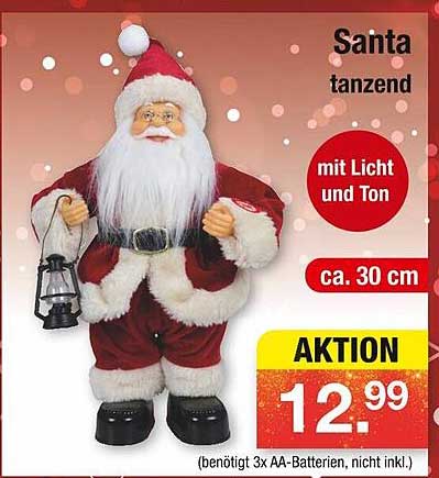 Santa tanzend