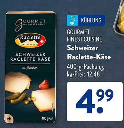 Schweizer Raclette-Käse