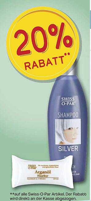 SWISS O*PAR SHAMPOO SILVER  
Arganöl Haarkur