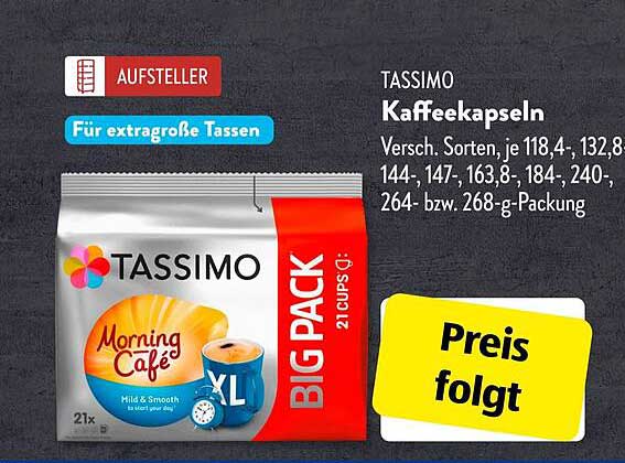 TASSIMO Kaffeekapseln