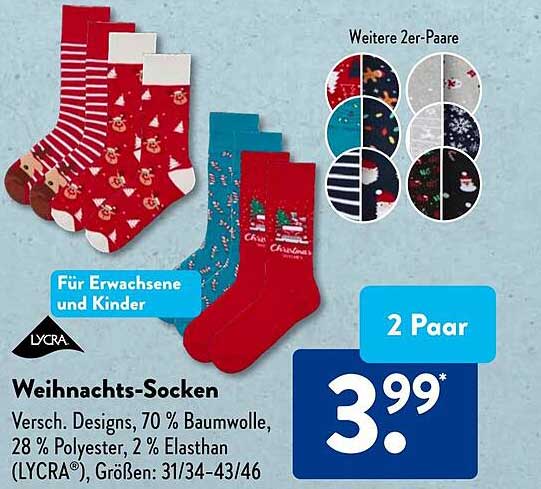 Weihnachts-Socken