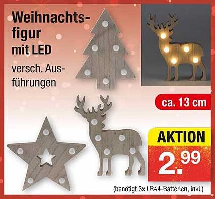 Weihnachtsfigur mit LED