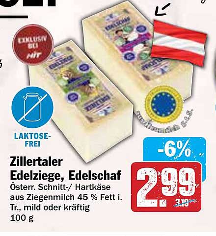 Zillertaler Edelziege, Edelschaf